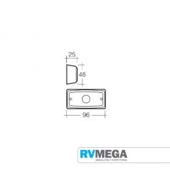 Narva Front Marker Light Clear Incandescent