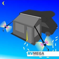 Electrical & Lighting Fiamma LED Solar Warning Light