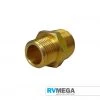 RV MEGA Brass Reducing Nipple 3/8 To 1/4 BSP