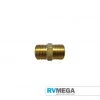 RV MEGA Brass 3/8 BSP Hex Nipple Gas Equipment