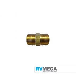 RV MEGA Brass 3/8 BSP Hex Nipple Gas Equipment