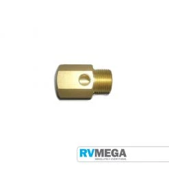 RV MEGA Brass 3/8 BSP Test Nipple Body - AK3206 Gas Equipment