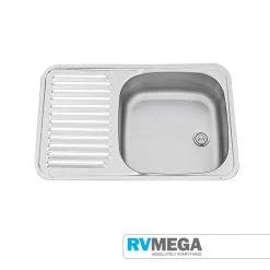 Dometic Sink / Drainer With Plug & Waste 590 X 370mm