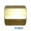 RV MEGA Gas Equipment Brass Hex Socket, 1/4 BSP HF330004