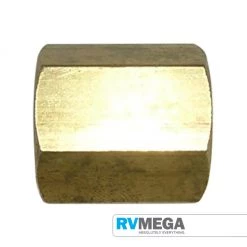 RV MEGA Gas Equipment Brass Hex Socket, 1/4 BSP HF330004