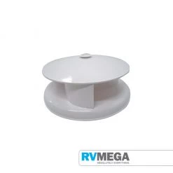 RV MEGA Roof & Wall Vents Rotary Plastic Vent White