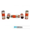 RV MEGA Coax Connector RG6 Crimp, Waterproof, Compression