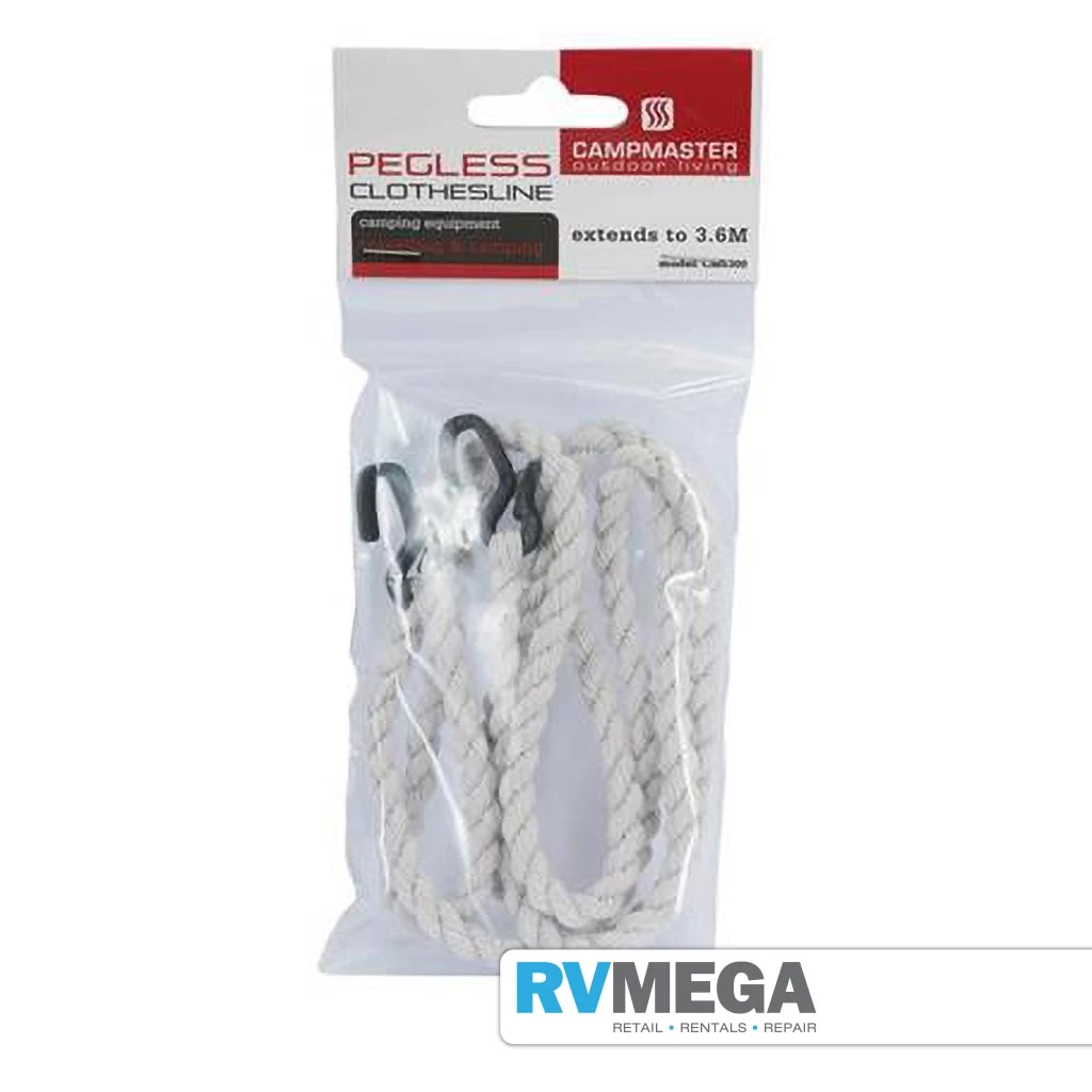 CAMPMASTER Accessories Pegless Clothesline 3 CAMPMASTER Accessories Pegless Clothesline