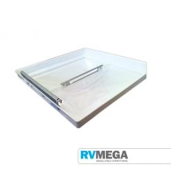 Heng's (Elixer) 14 X 14" White Lid Steel Hinge Old Style Jensen Roof & Wall Vents