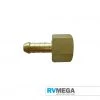 RV MEGA Brass Female Connector 5/16 (8mm) Hose To 3/8 BSPP