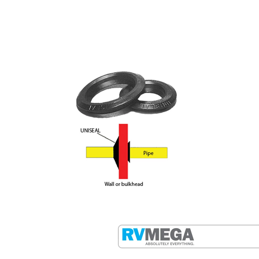 RV MEGA Uniseal For 1 Inch ID Pipe Plumbing & Water 3 RV MEGA Uniseal For 1 Inch ID Pipe Plumbing & Water