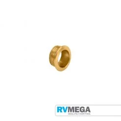 RV MEGA Mini Rosette, Brass-plated, Polished