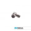 RV MEGA Audio, Visual & Satellite F-Type 90 Degree Male To Female Coax Adaptor