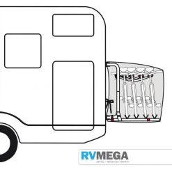 Bike Racks, E-Bikes And Accessories Fiamma Bike Cover 2 Bikes