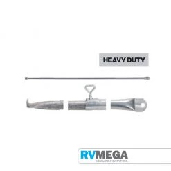 OZTRAIL Outdoor & Camping Roof Rail, Adjust With T/N To 305cm E43TN