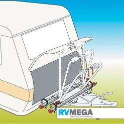 Fiamma Carry-Bike Rack XLA For Caravans Bike Racks, E-Bikes And Accessories