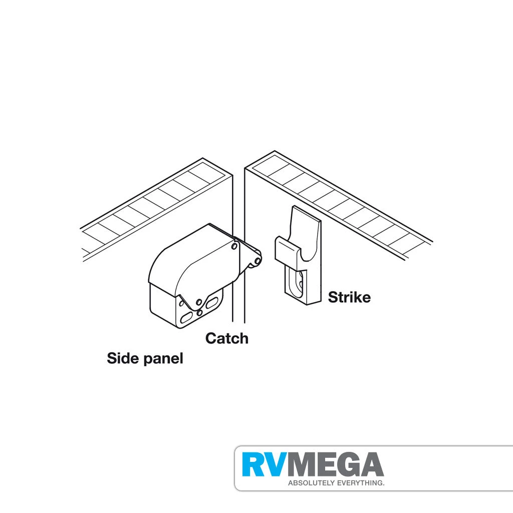 RV MEGA Mini Latch Spring Catch Renovation & New Build Hardware 4 RV MEGA Mini Latch Spring Catch Renovation & New Build Hardware