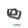 RV MEGA Electrical & Lighting Single Modular Plate Support & Surround - Grey