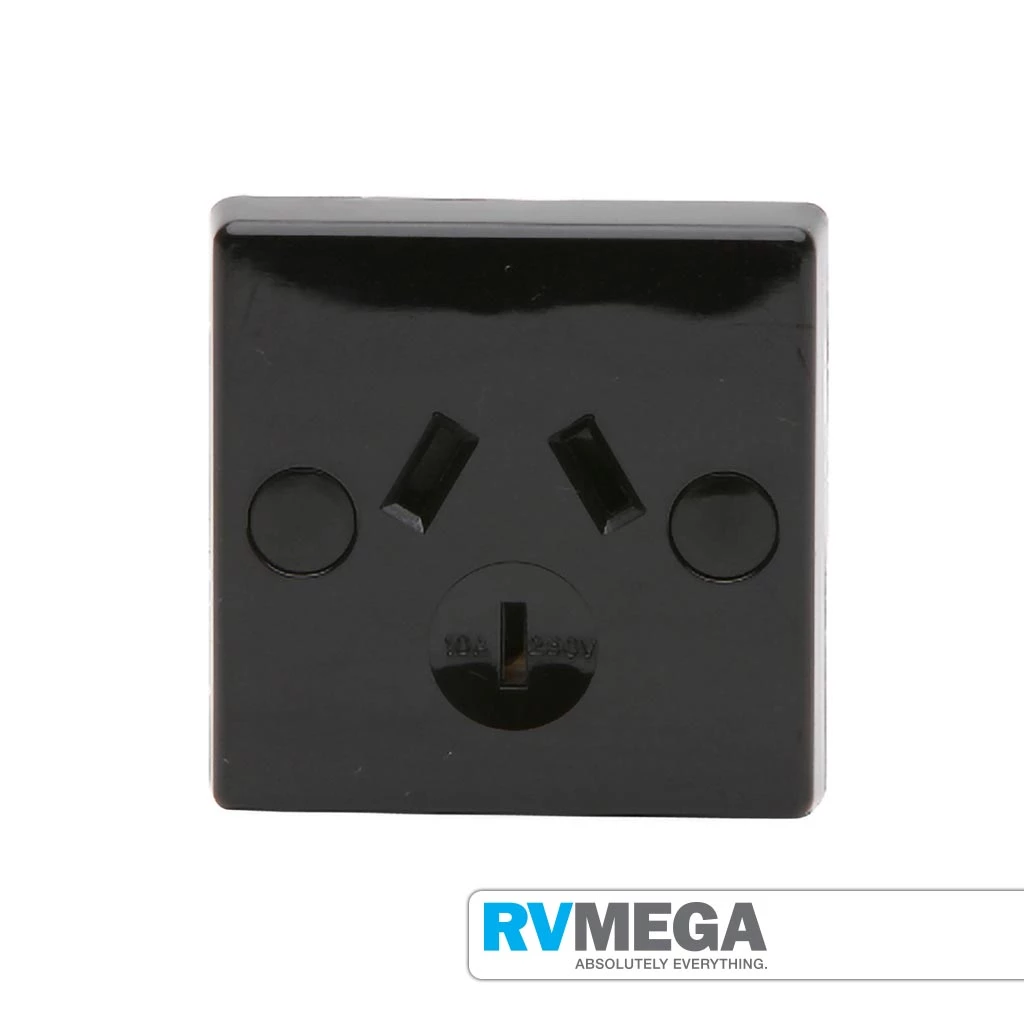 RV MEGA 3 Pin Flush Socket To Replace UK System 3 RV MEGA 3 Pin Flush Socket To Replace UK System