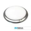 RV MEGA Round Silver Interior Light 84 LED Cool White +12 Blue LEDs