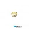 RV MEGA Rosette For 19mm Door, Brass Plated - EACH