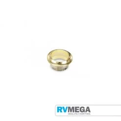 RV MEGA Rosette For 19mm Door, Brass Plated - EACH