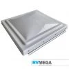 Roof & Wall Vents Heng's (Elixer) 14" X 14" White Vent Lid Old Style Alloy Hinge #