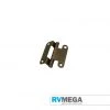 RV MEGA Renovation & New Build Hardware Butt Hinge Semiconcealed Flat Leaf Bronze
