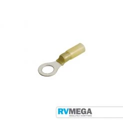 Narva Crimp Ring Terminal Yellow ID 8.4mm Heat Shrinkable Electrical & Lighting