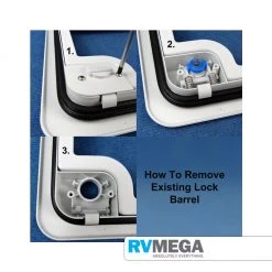 CAMEC Thetford Door Barrel Adaptor Renovation & New Build Hardware