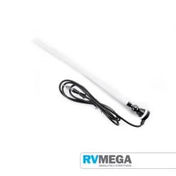 Audio, Visual & Satellite RV Media Radio Antenna White Flexable PVC