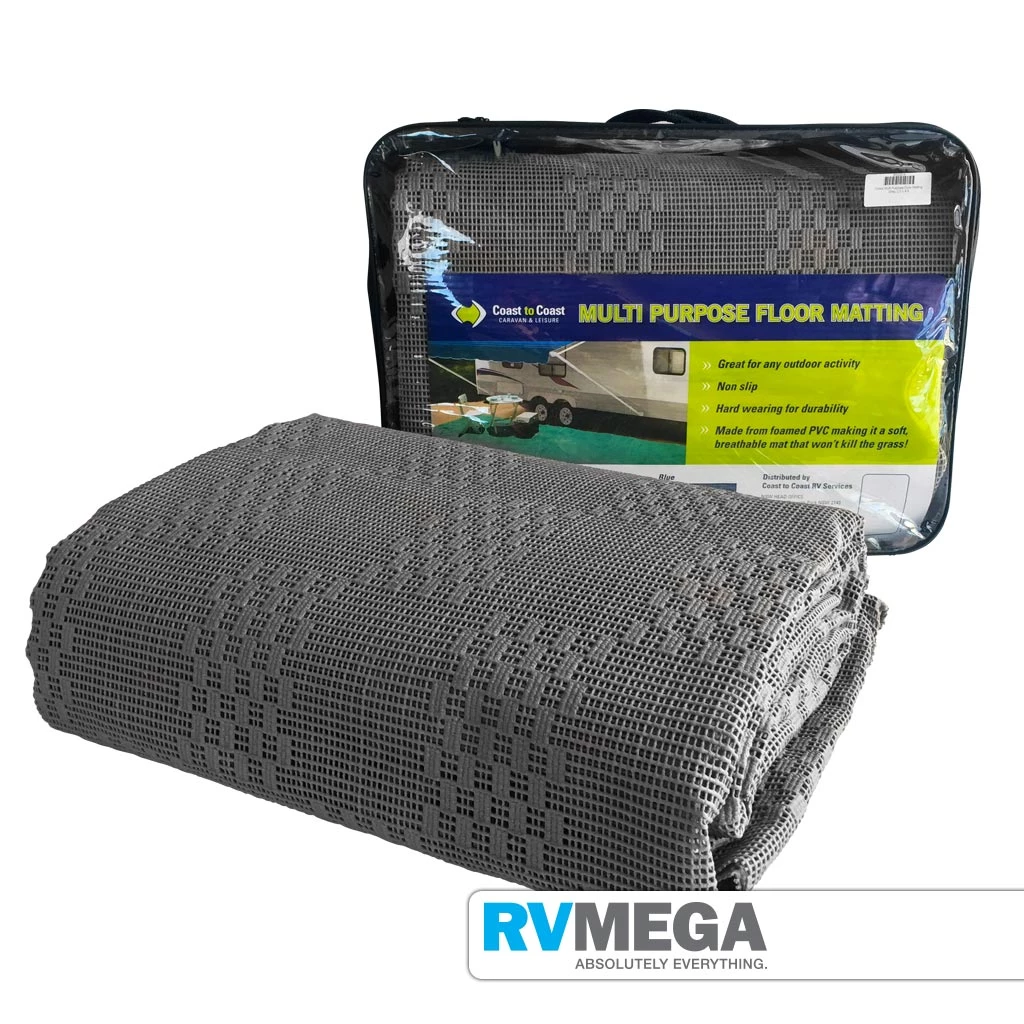 COAST TO COAST Awnings & Covers Coast Multi Purpose Floor Matting Grey - Multiple Size Available 6 COAST TO COAST Awnings & Covers Coast Multi Purpose Floor Matting Grey - Multiple Size Available