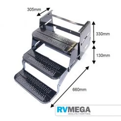 RV MEGA Pull Out Triple Step 67cm Renovation & New Build Hardware