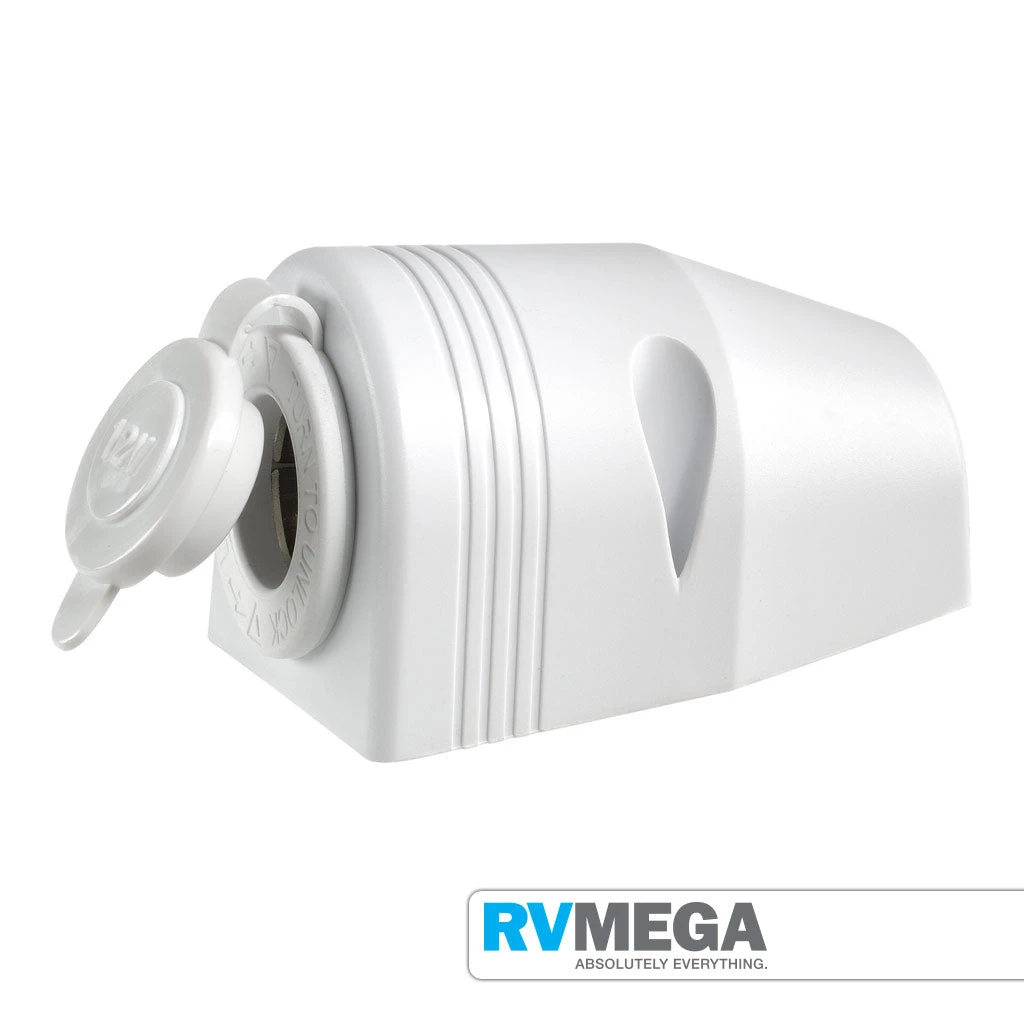 Electrical & Lighting Narva Surface Mount White 12v Accessory Socket 3 Electrical & Lighting Narva Surface Mount White 12v Accessory Socket