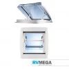 RV MEGA Roof & Wall Vents MPK Roof Vent Vision Star 400 X 400mm - Tinted, White