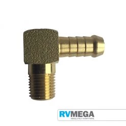 RV MEGA Brass Male Elbow 3/8 Copper Tube To 3/8 BSPT