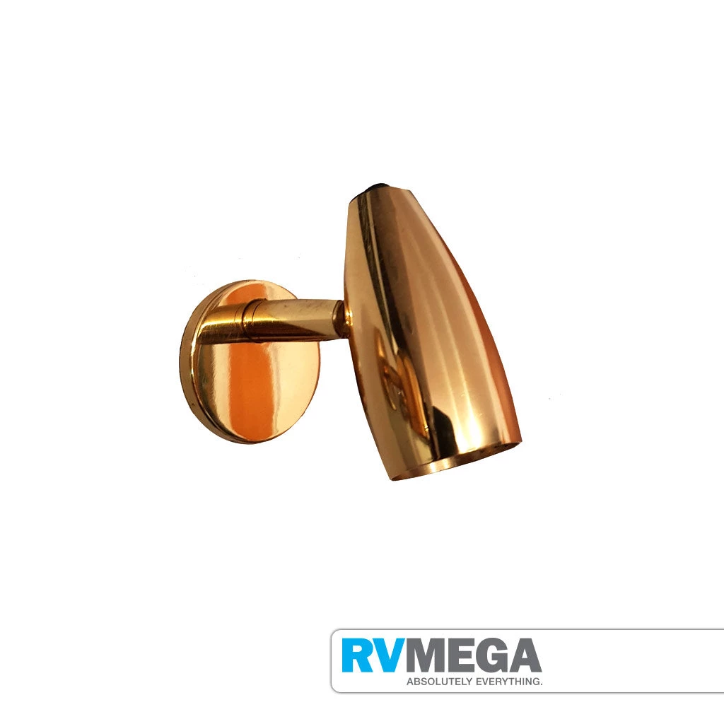 RV MEGA Lunar LED Reading Light - Solid Brass Electrical & Lighting 3 RV MEGA Lunar LED Reading Light - Solid Brass Electrical & Lighting