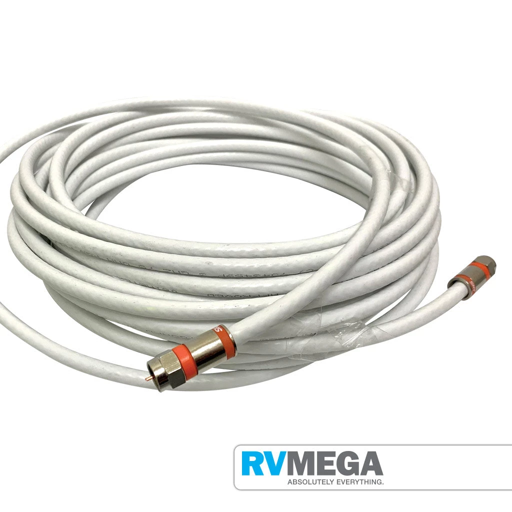 RV MEGA Coax Satellite Cable RG6 - 10 Meter Incl Threaded Connectors Audio, Visual & Satellite 3 RV MEGA Coax Satellite Cable RG6 - 10 Meter Incl Threaded Connectors Audio, Visual & Satellite