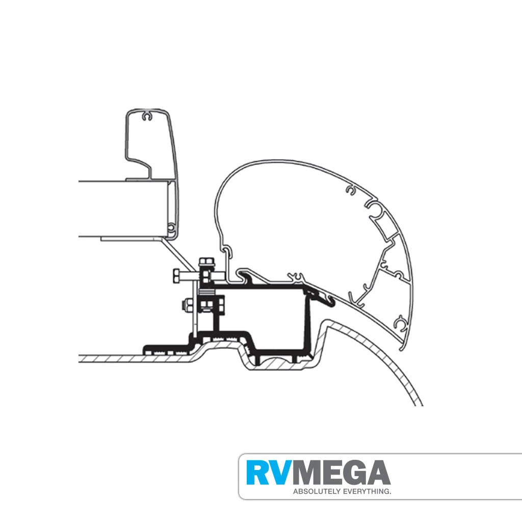 Thule 6200 /6300 Roof Mount Kit - Sprinter After 2007/VW 2006-16 4 Thule 6200 /6300 Roof Mount Kit - Sprinter After 2007/VW 2006-16