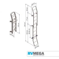 Thule Double Folding Ladder 10 Step Renovation & New Build Hardware