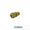 RV MEGA Brass 3/8 Tube To 1/4 BSPT Male Connector Gas Equipment