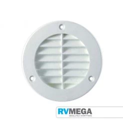 RV MEGA Round White Vent 110mm Roof & Wall Vents
