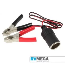 RV MEGA Electrical & Lighting Battery Clips To 12V Female Plug