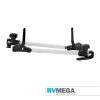 RV MEGA Windows, Stays, Blinds & Spare Parts UK 200mm Tube Stay, Black End, Lever Lock PP1200