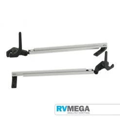 RV MEGA UK 200mm Auto Stay, Black End, Lever Lock PP2200 Windows, Stays, Blinds & Spare Parts