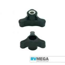 RV MEGA Tri Knob 1/4in BSW Internal Thread Each