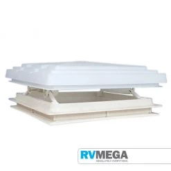 RV MEGA Essential Items UK 4 Way Roof Vent With Flyscreen - 400 X 400mm