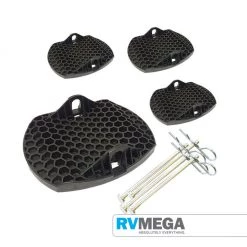 RV MEGA UK Jack Pads Box Of 4 - Deluxe