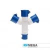 RV MEGA 240V 3 Way Adaptor Plug 16 Amp Electrical & Lighting