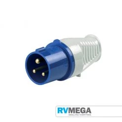 RV MEGA Electrical & Lighting 230V 16 Amp Camp Site Male Plug Caravan 240V